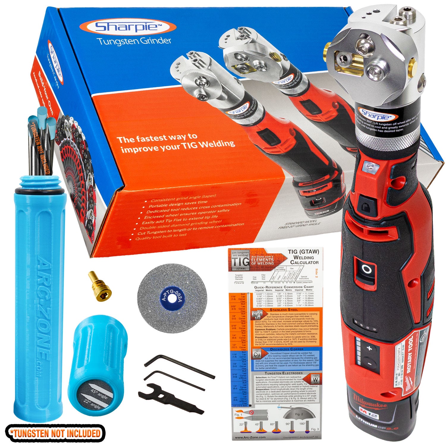 Shop Cordless Sharpie DX Tungsten Grinder Adjustable 15°-45