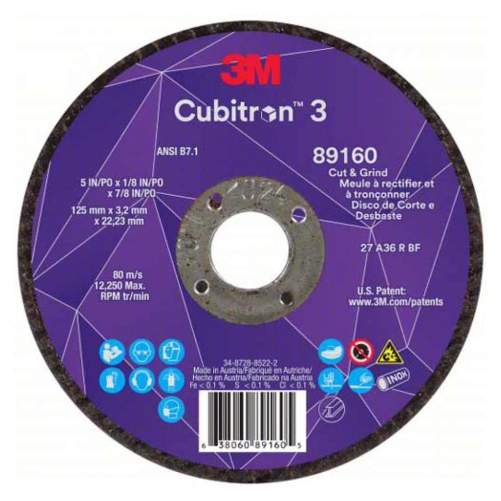 Shop 3M Cubitron 3 Cut and Grind Wheels | Canada Welding Supply