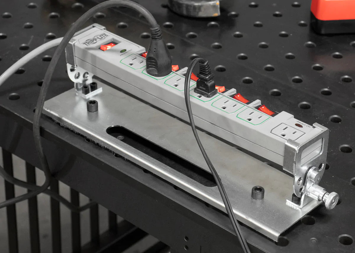 BuildPro Multi-outlet Strip w/ Magnetic Mounting Plate