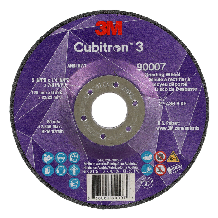 Roues de broyage 3M ™ Cumbitron ™ 3