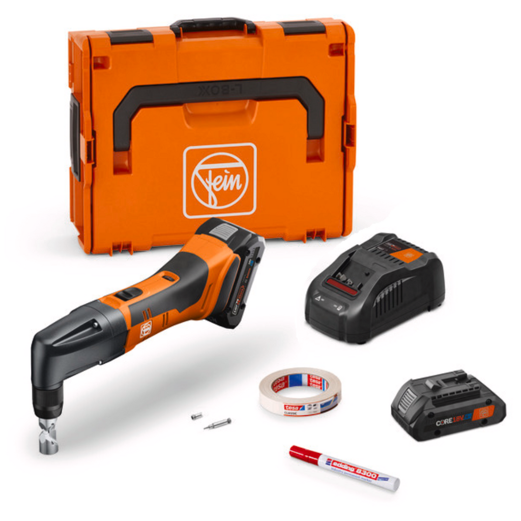 FEIN 18v Cordless 16 gauge Sheet Metal Nibbler ABLK 18 1.6 E AS