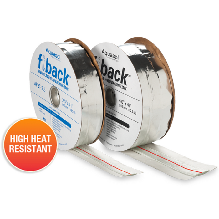 Ruban de support de soudure fiback® fibre de verre