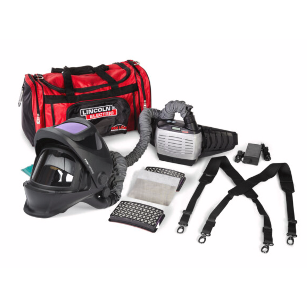 Shop Lincoln Viking™ Hard Hat PAPR Welding Helmet System 3250D FGS