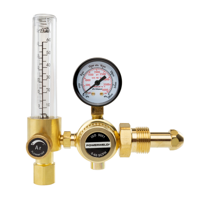 Flowmètre / régulateur de gaz inerte compact