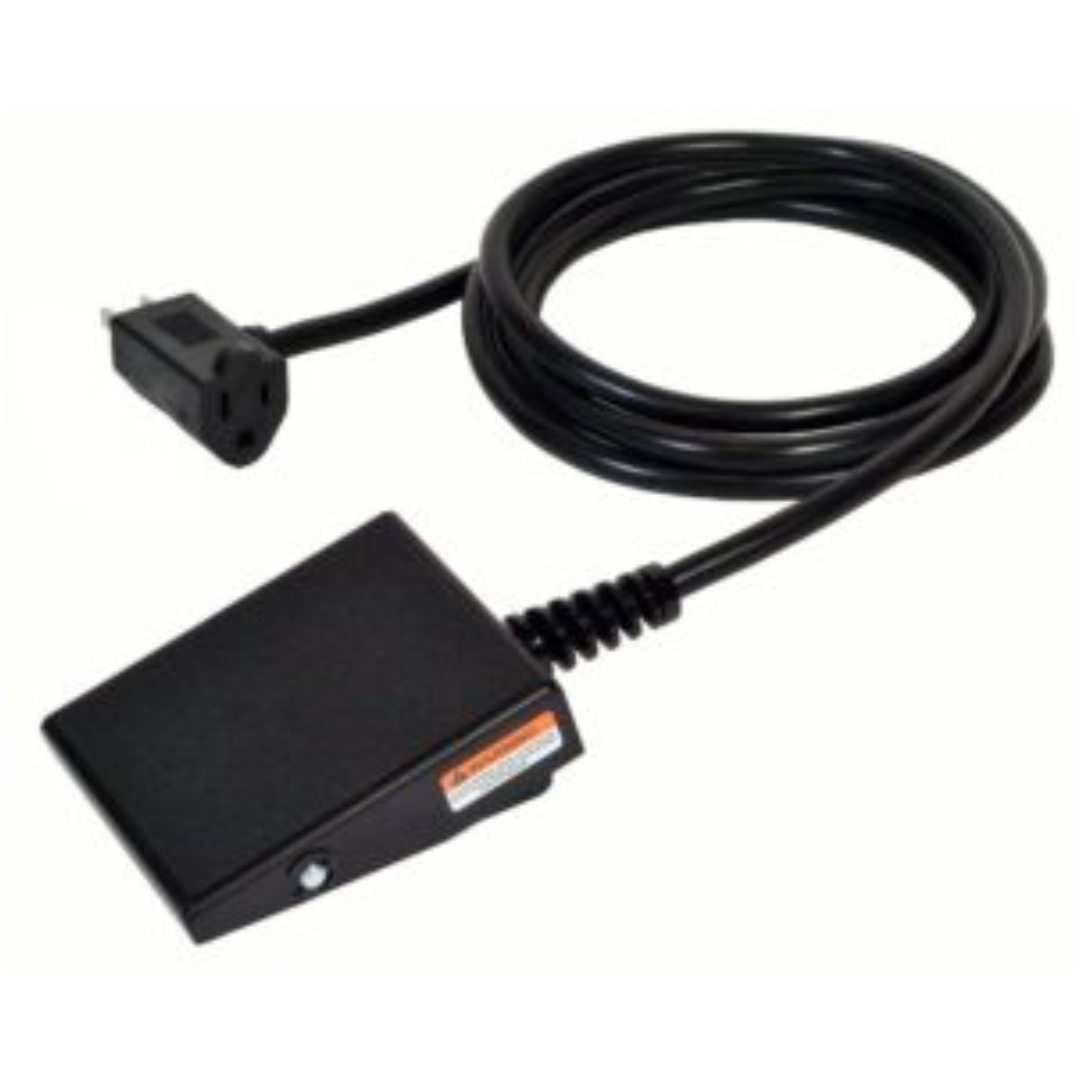 Interrupteur de pied momentané, bouchon de porcage pour la prise murale 15 A, 125 VAC