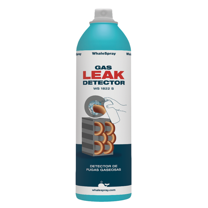 WhaleSpray 1822 Gas Leak Detector, Non-Flammable, Spray