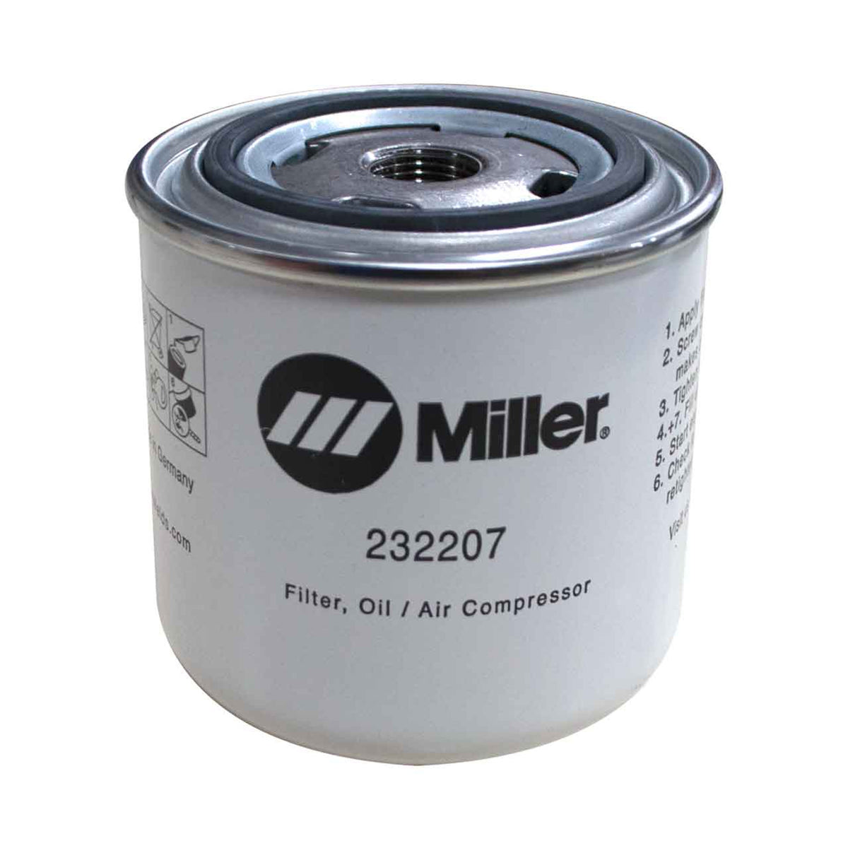 Filtre de compresseur d'huile d'air Miller - 232207