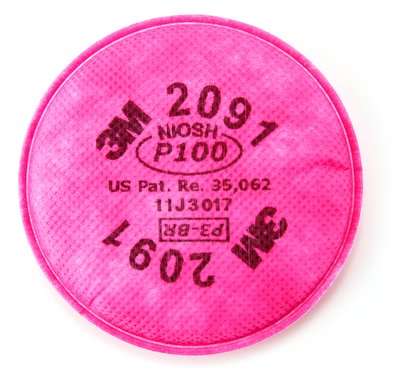 3m 2091 respirator filter