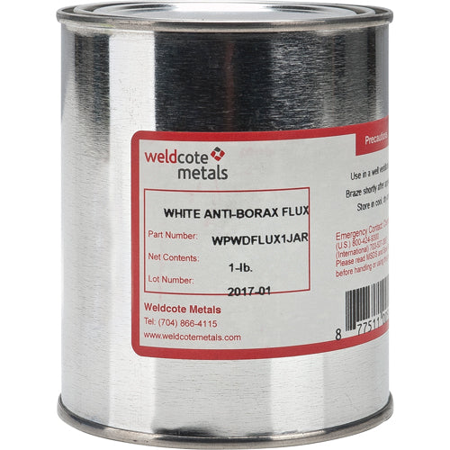 White Anti-Borax Flux – Canada Welding Supply Inc.