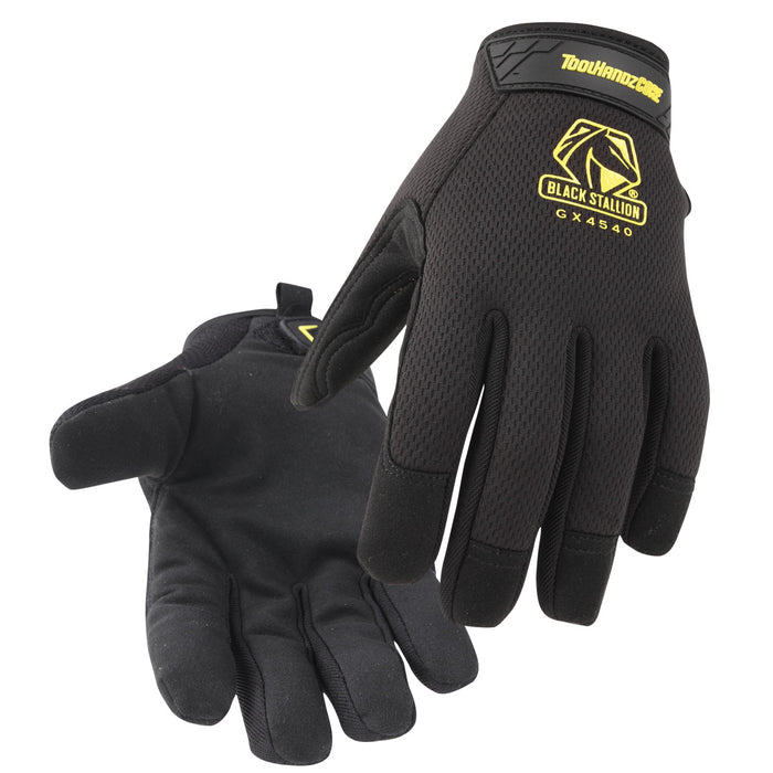 Gants de mécanique noyau d'étalon noir