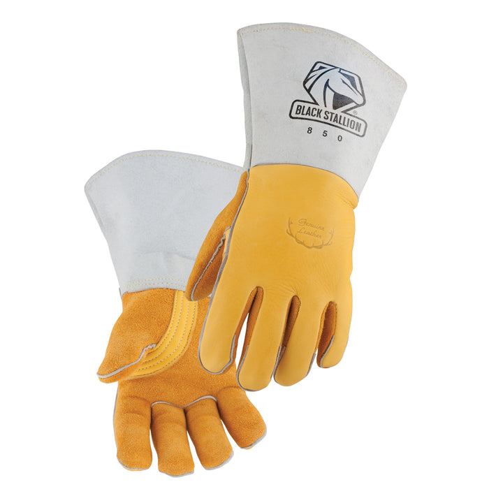 Étalon noir 850 gants de soudage de bâton