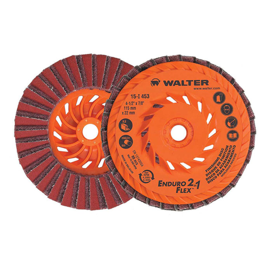 Shop Walter ENDURO-FLEX™ 2-In-1 Flap Discs | Canada Welding Supply