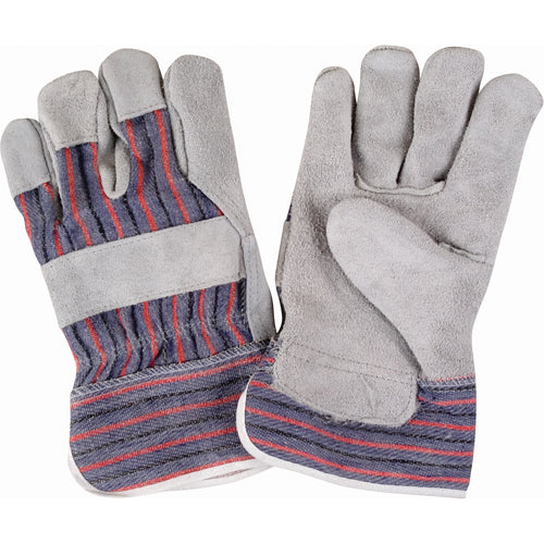Gants de montureurs en cuir divisé - 12 pack