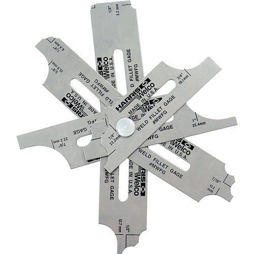 Fillet gauge clearance