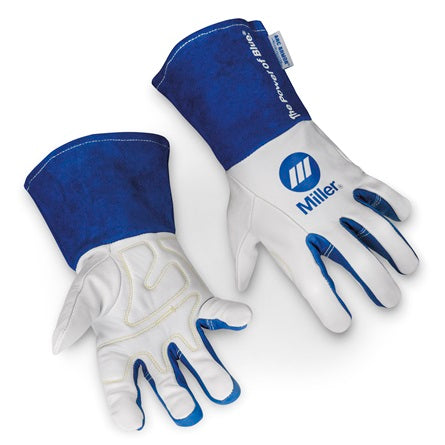 Shop Miller TIG Gloves - Performance Series White/Blue | Canada