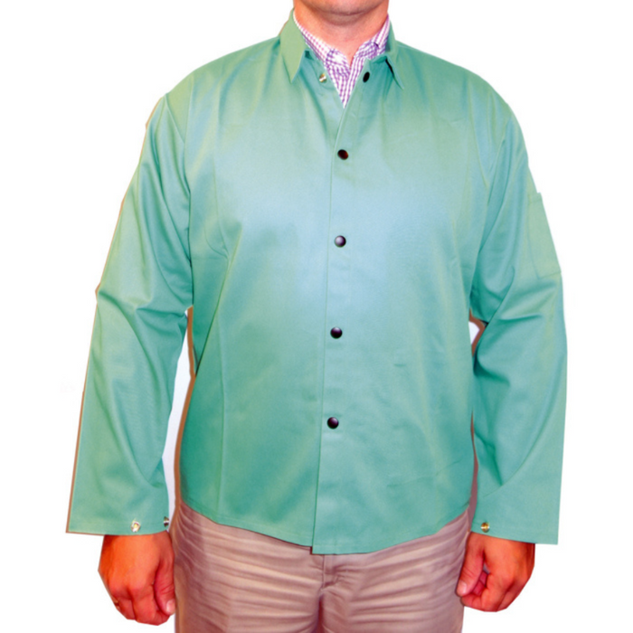 Veste de soudage en coton Powerweld 9oz FR
