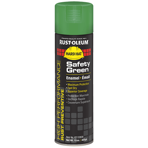 Rust-Oleum V2133838 Safety Green Hard Hat Enamel Spray Paint