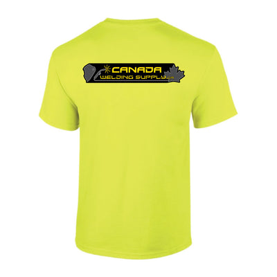 Canada Welding Supply Hi-Viz Green T-Shirt - Clearance 2XL Only