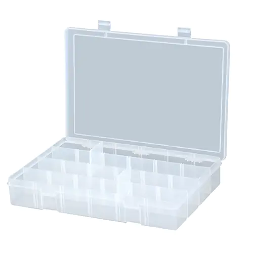 Organisateur de petites pièces - boîtier en plastique