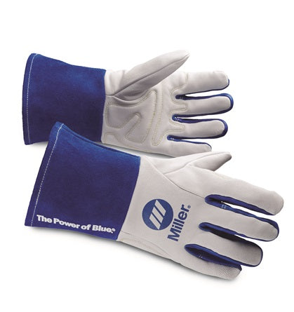 Shop Miller TIG Gloves - Performance Series White/Blue | Canada