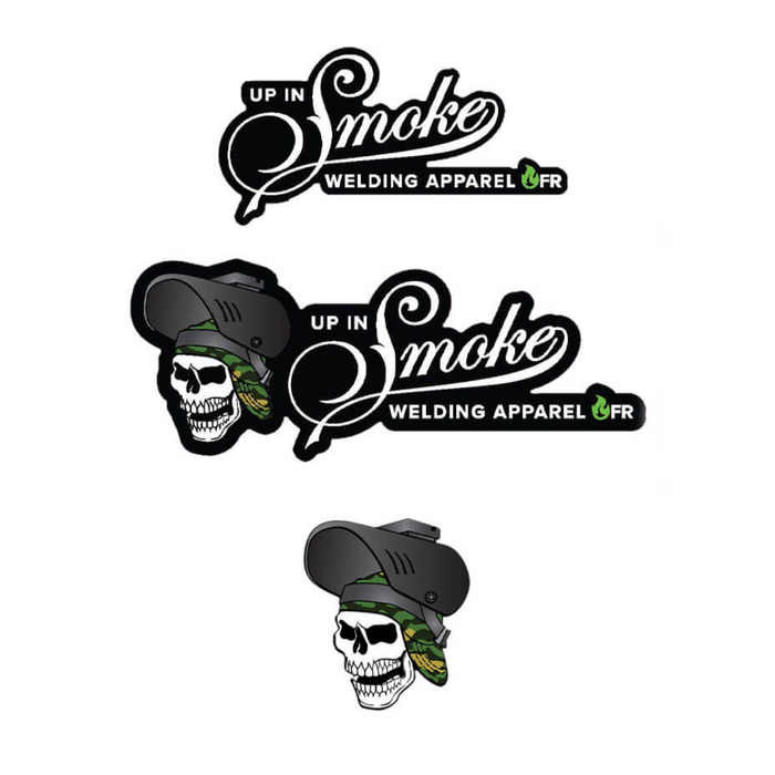 Pack de slap de logo à fumée (3 / pack)