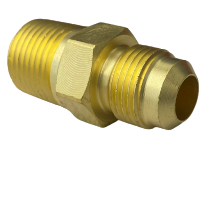 Ajustement de la poussée 1/2 ", CGA-295 SAE Flare vers 3/8" NPT Adaptateur