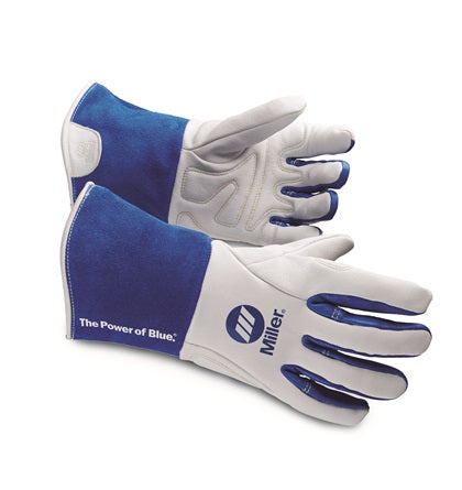 Miller Tig Gloves - Série de performances Blanc / Bleu