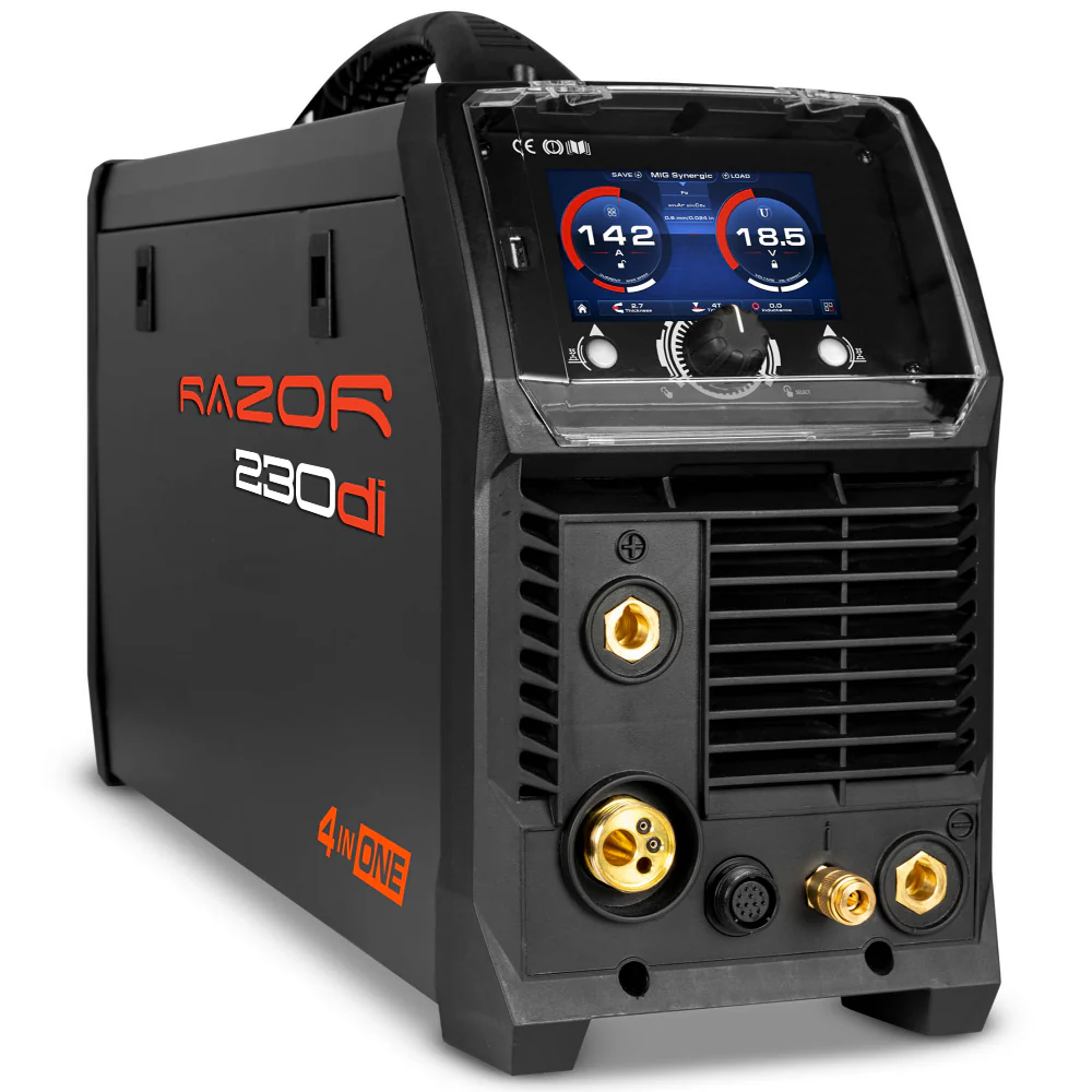 RAZORWELD 230DI AC / DC Multi Process 230 AMP (TIG / MIG / Stick) Machine de soudage Questions & Answers