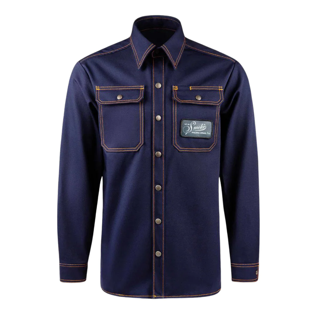 Up In Smoke Zestos FR Welding Shirt - Navy Questions & Answers