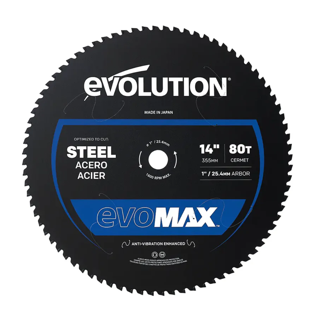 Evolution 14" Ultra Life EVOMAX Mild Steel Blade - EVOMAX14ST Questions & Answers