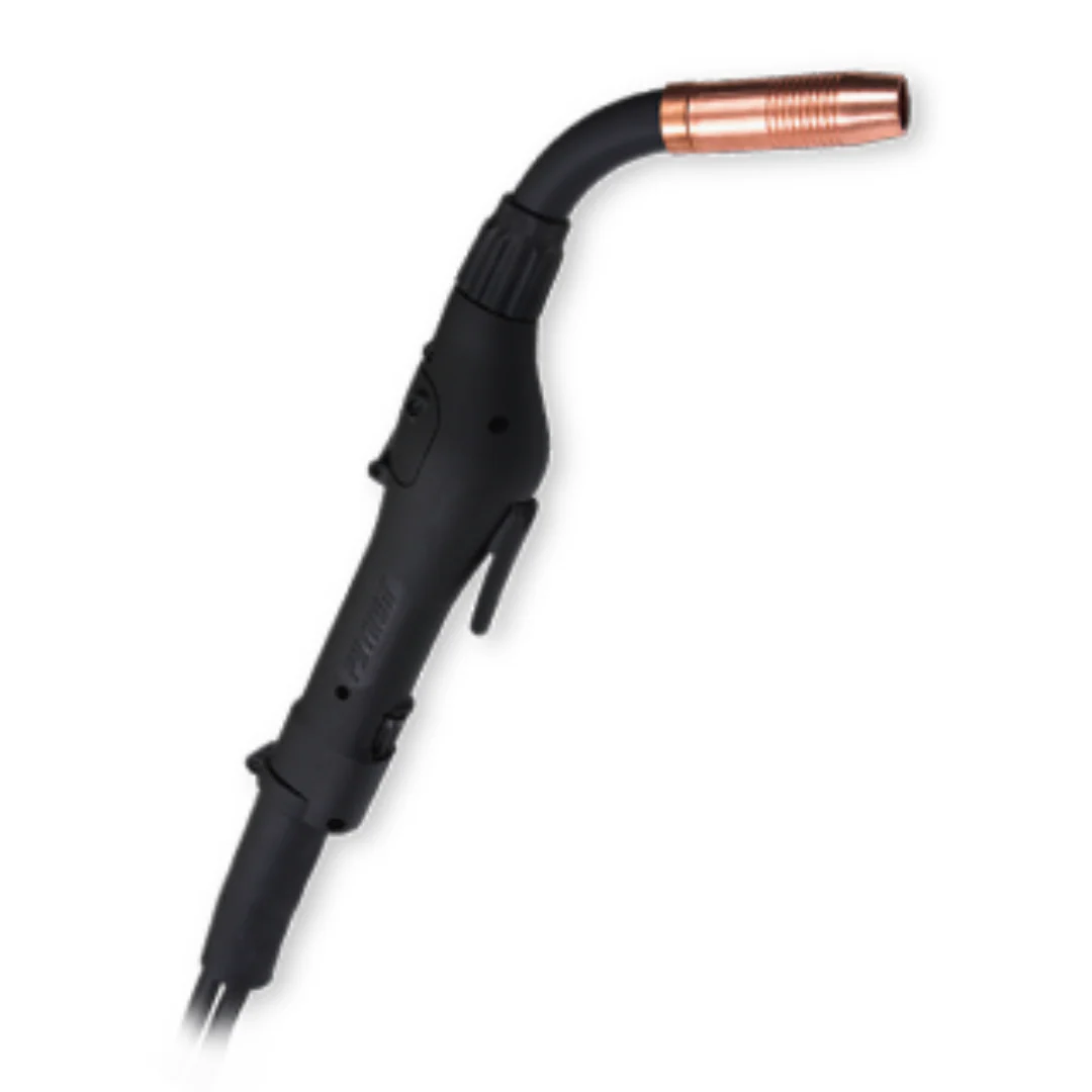 Is there a separate cooling system for the air cooled python aluminum push pull gun?