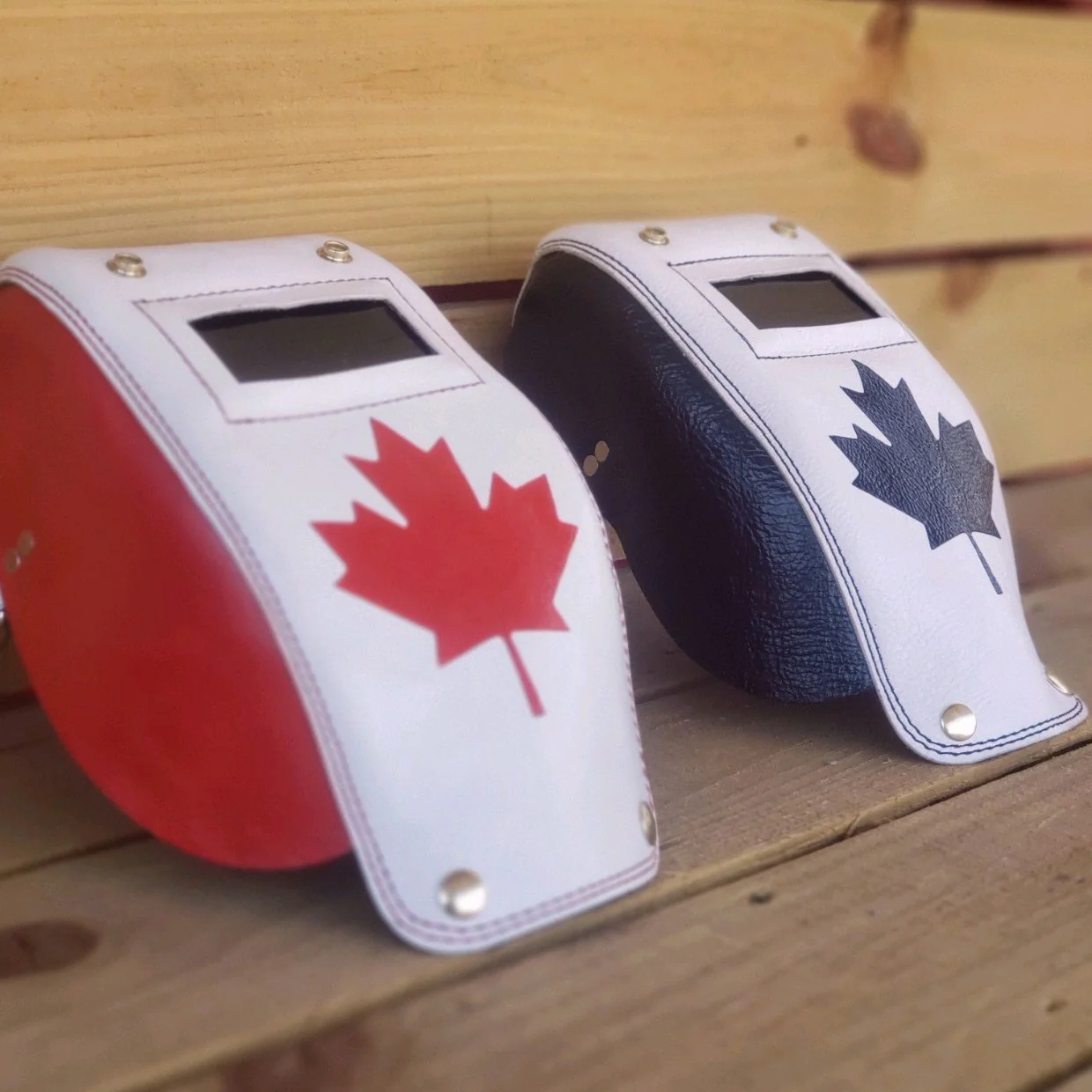 Outlaw Leather - Canada Flag Pocket Welding Hood Questions & Answers