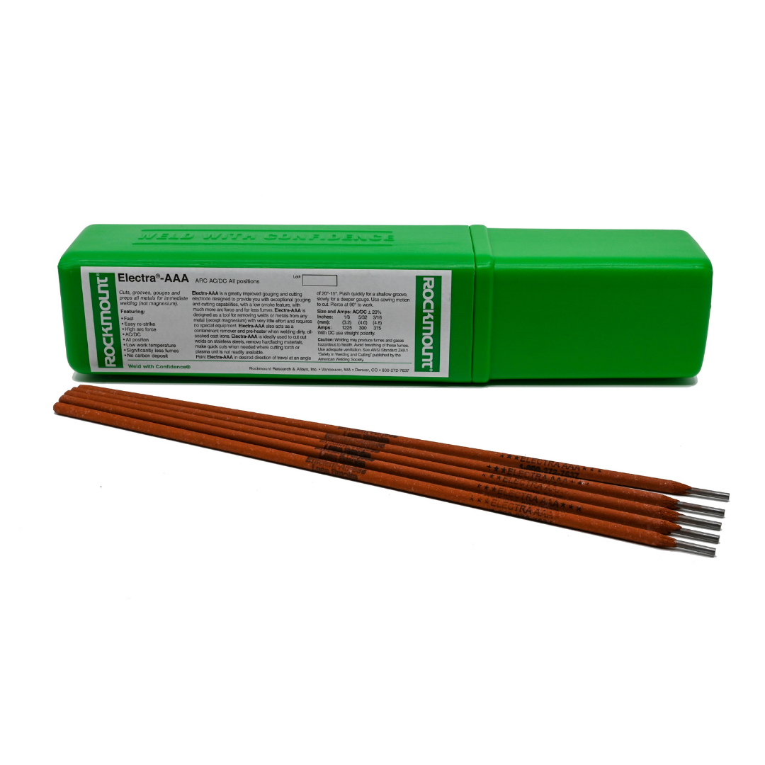 Rockmount Electra® AAA Arc Gouging Rod - Aucun air nécessaire Questions & Answers