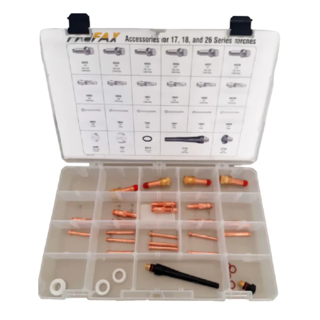 TIG Consumable Master Accessory Starter Kit - For 17, 18 & 26 Series Torches Questions & Answers