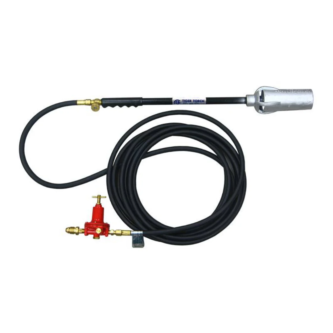 Outside of BTU, what is the main difference between the Tiger Torch and weed burner torch?