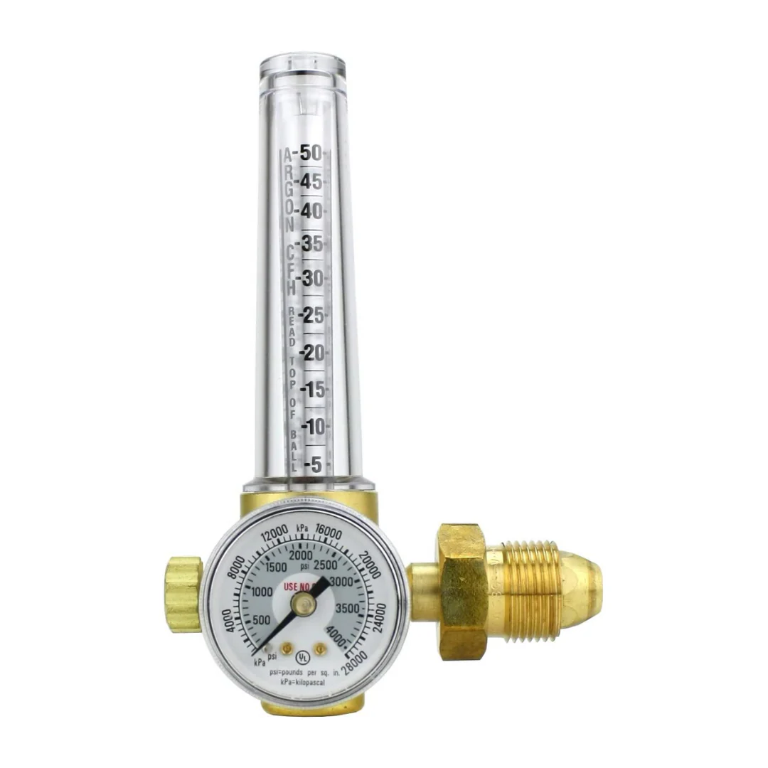 What is the regulated pressure of this flowmeter, 25 or 50 psi?