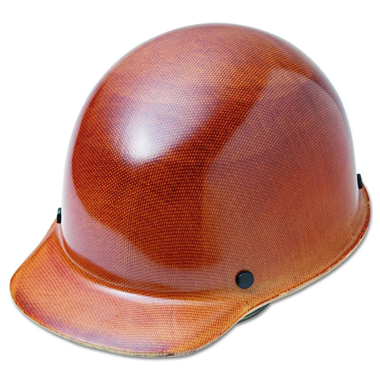 Can this one be reversed to accommodate a welding hood?? (Brim at the back)