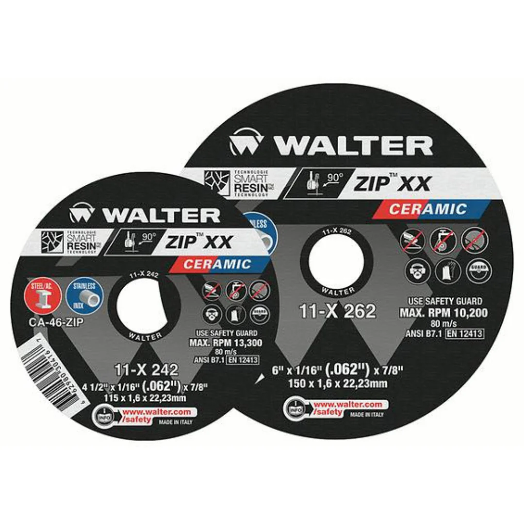 Walter ZIP XX Ceramic Grain Cutting Discs Questions & Answers