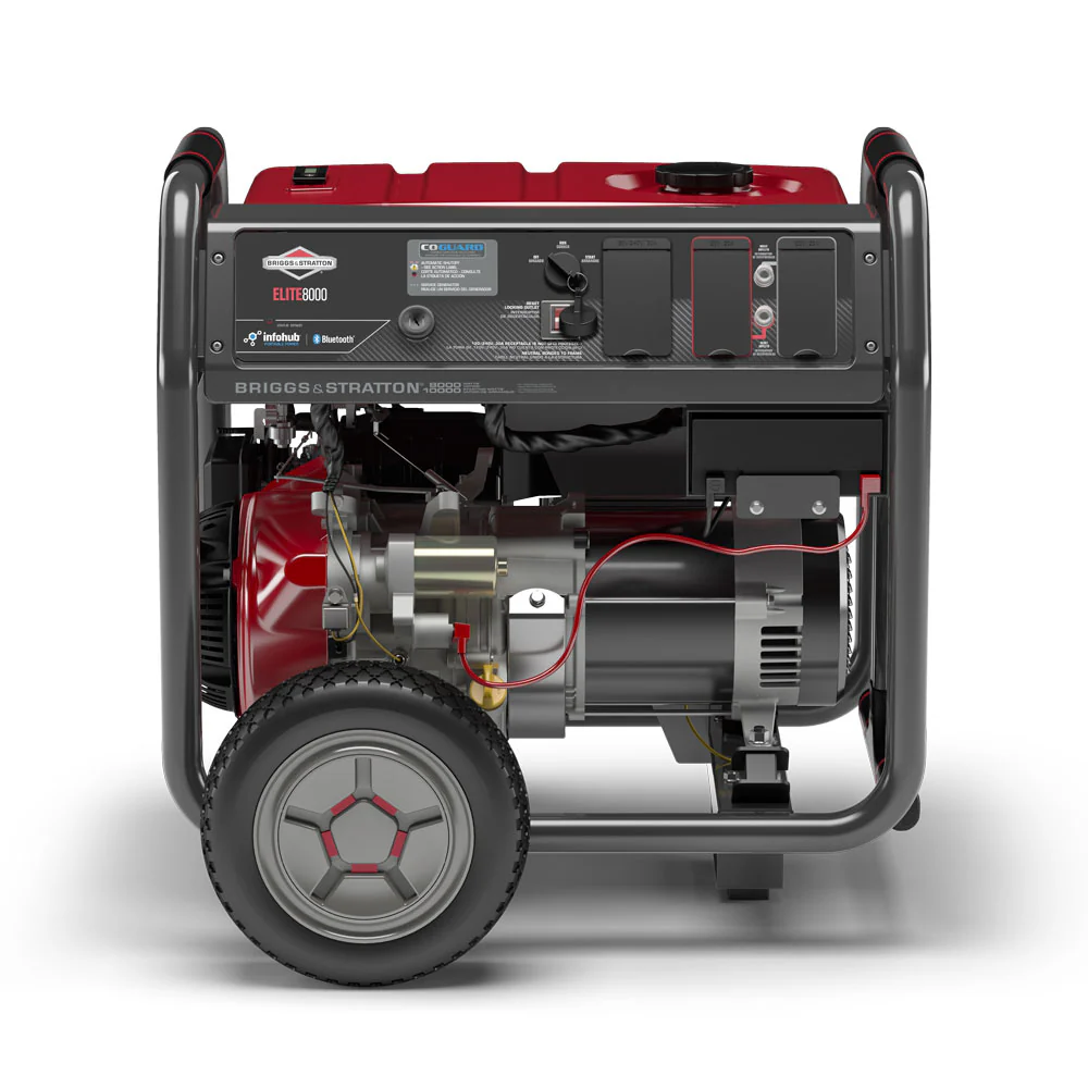 Elite Portable Generator 8000W Electric Start, Gasoline - Briggs & Stratton Questions & Answers