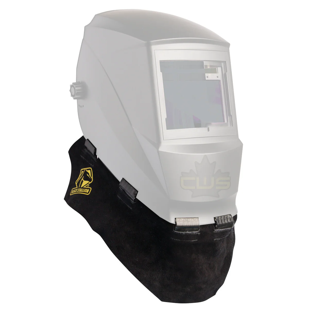 Black Stallion Split Cowhide Wrap-Around Helmet Bib Questions & Answers