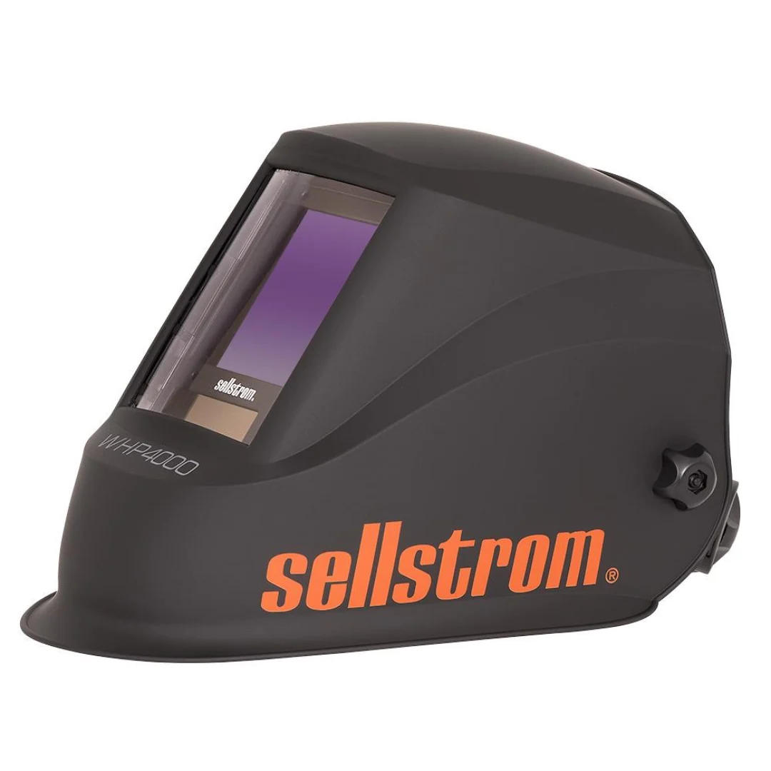 Sellstrom Premium Series Welding Helmet with Extra Large Blue Lens Technology ADF - Black Questions & Answers