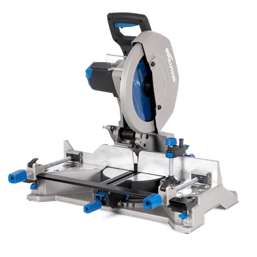 Evolution S355MCS: Mitering Chop Saw With 14 In. Mild Steel Blade Questions & Answers