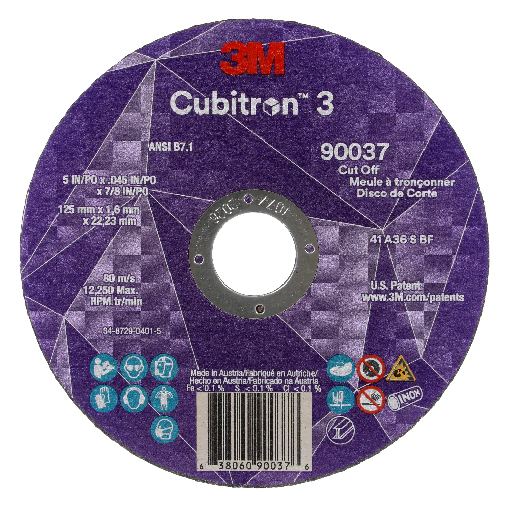 Disques de coupe 3M ™ Cumbitron ™ 3 Questions & Answers