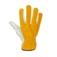Tillman 1417 Top Grain Leather Palm &amp; Split Leather Back Cowhide Drivers Glove