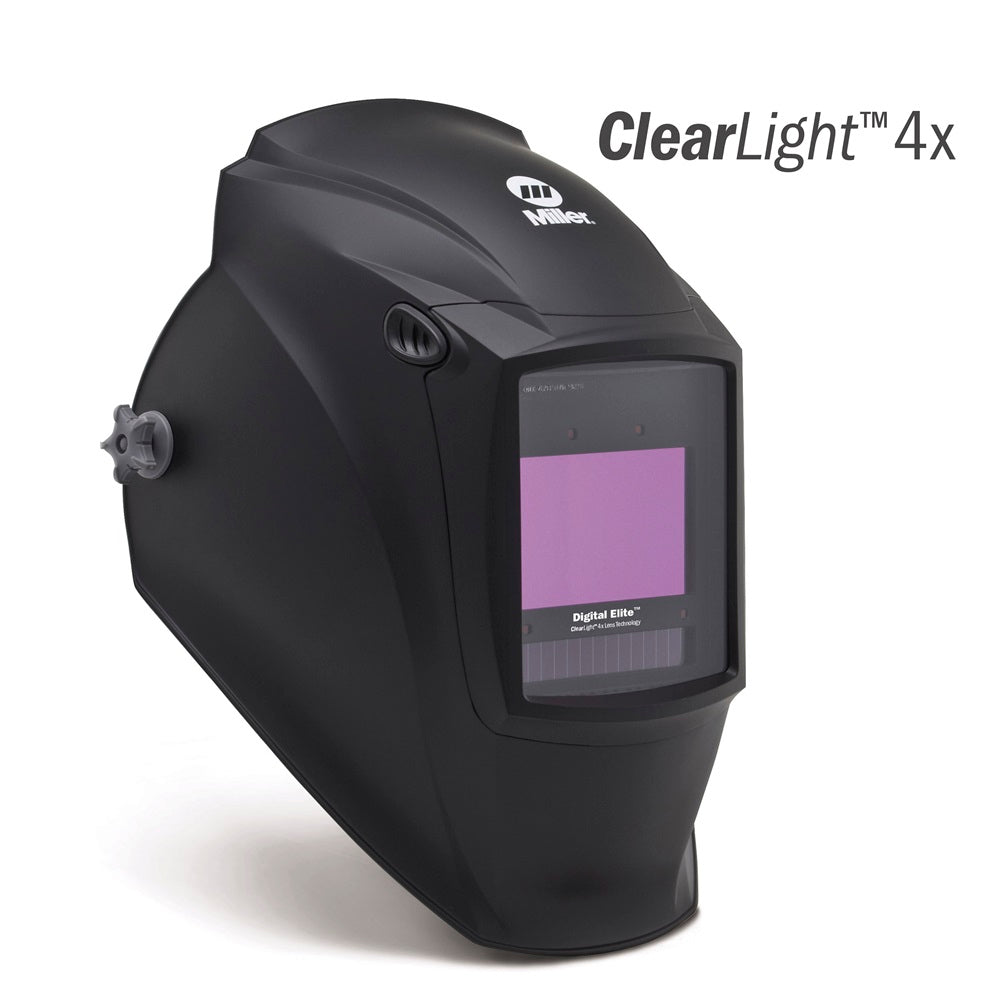 Miller Digital Elite, Black Welding Helmet, Clearlight 4x