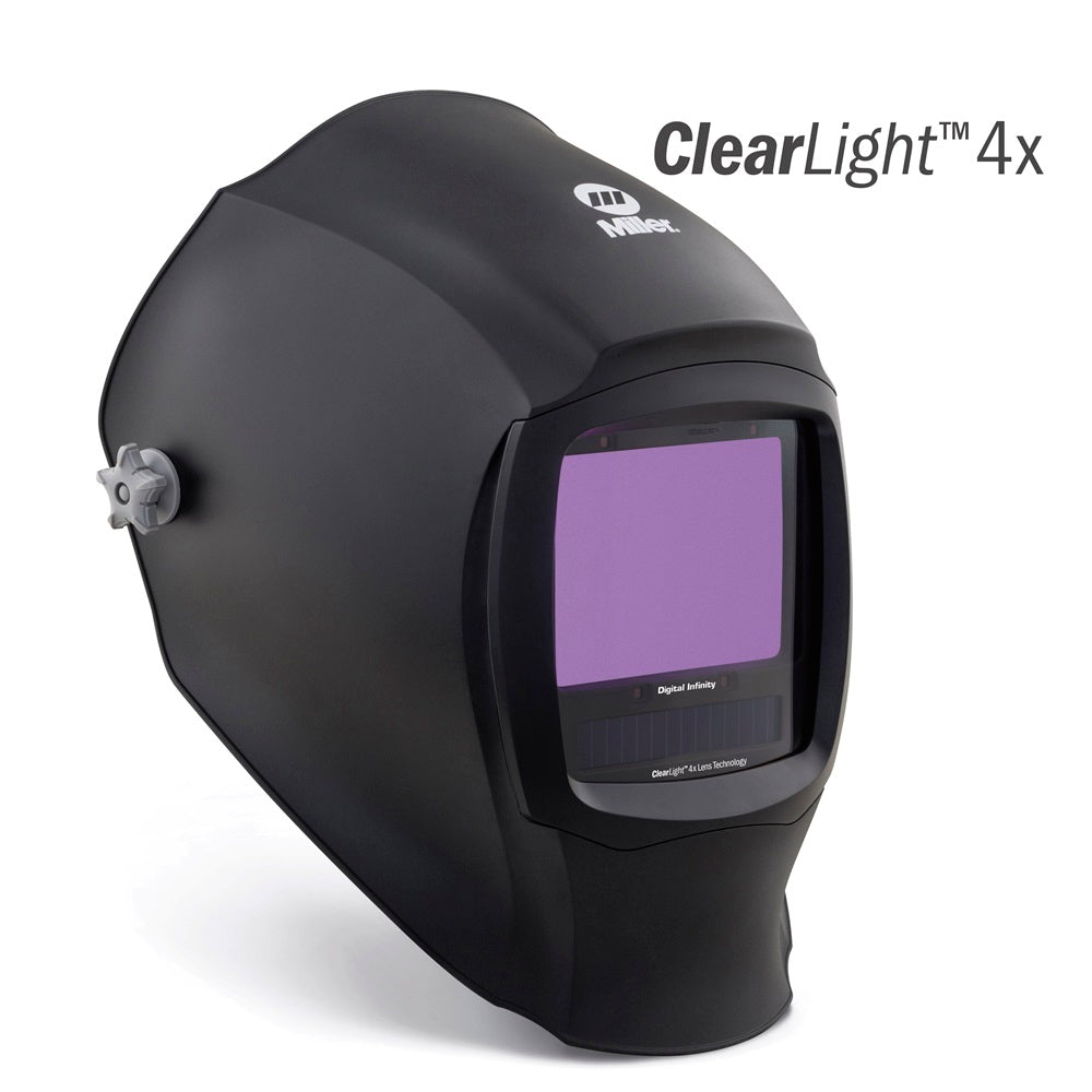 Miller Digital Infinity, Black Welding Helmet, Clearlight 4x 296786