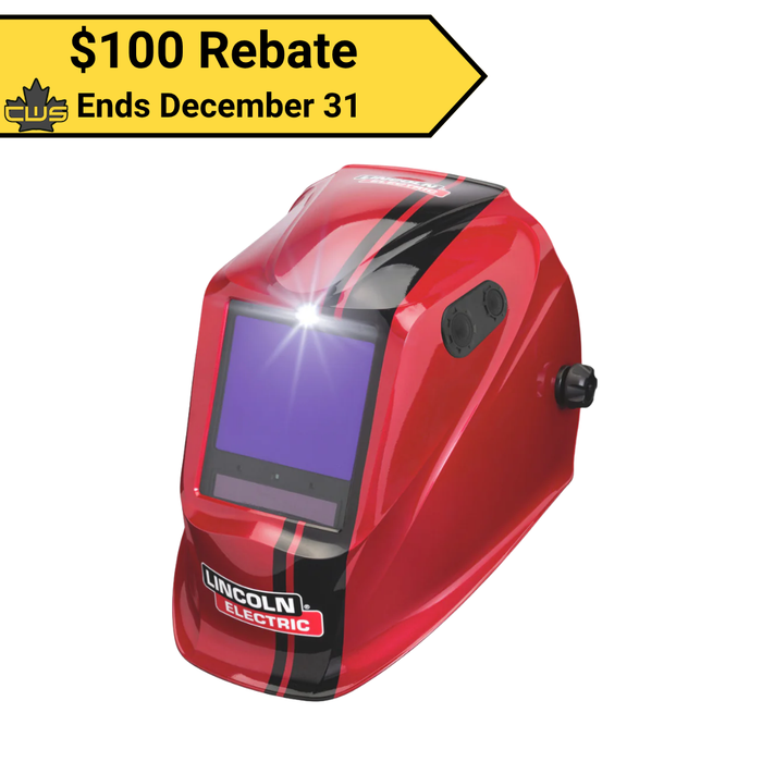 Lincoln Viking 3350 ADV Code Red Welding Helmet