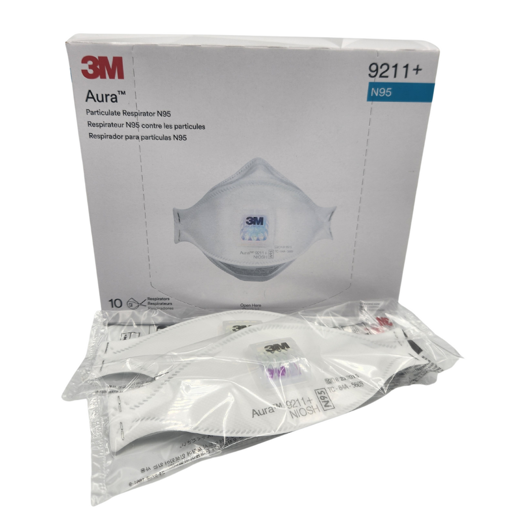 Shop 3M Aura 9211+ Particulate Respirator With Cool Flow Comfort Valve ...