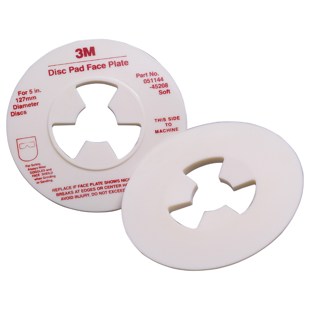 3M AB45208, Disc Pad Face Plate, 5" White