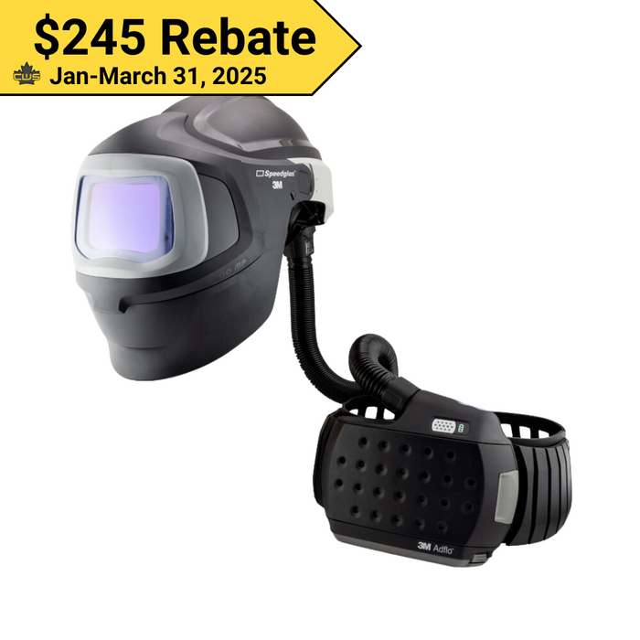 3M Speedglas Welding Helmet 9100MP with 9100XXi Lens, Adflo PAPR System